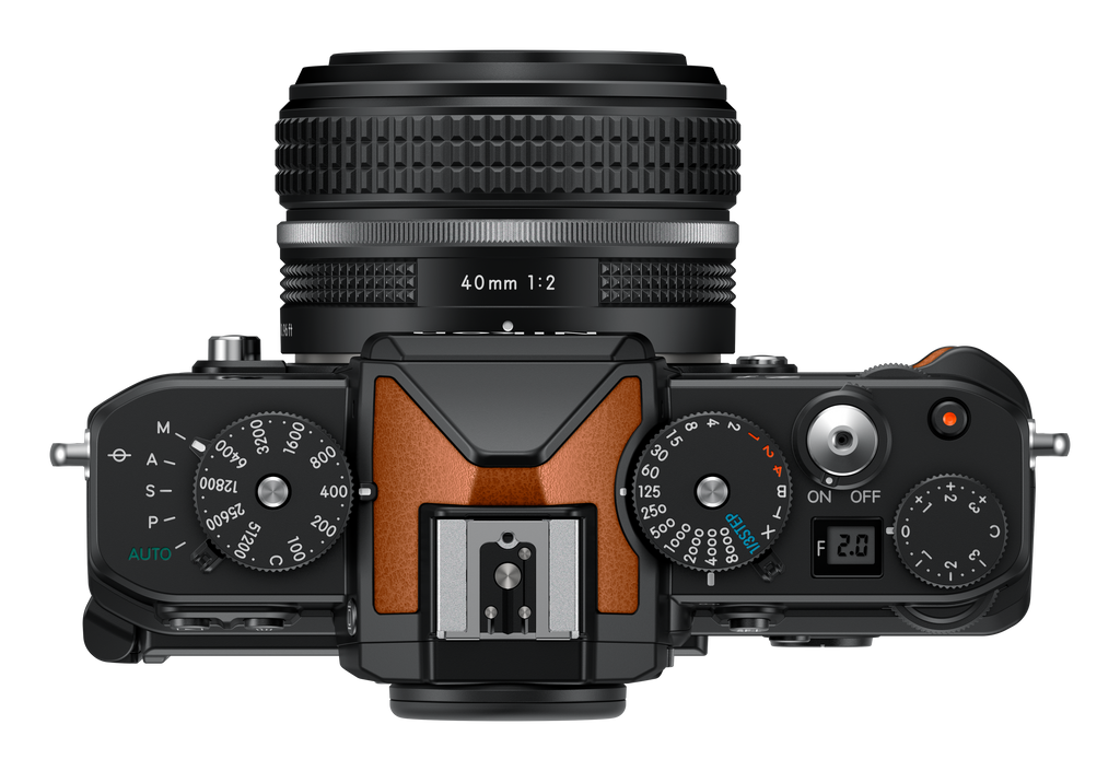 Nikon Z f Body (Black/Cognac Brown)