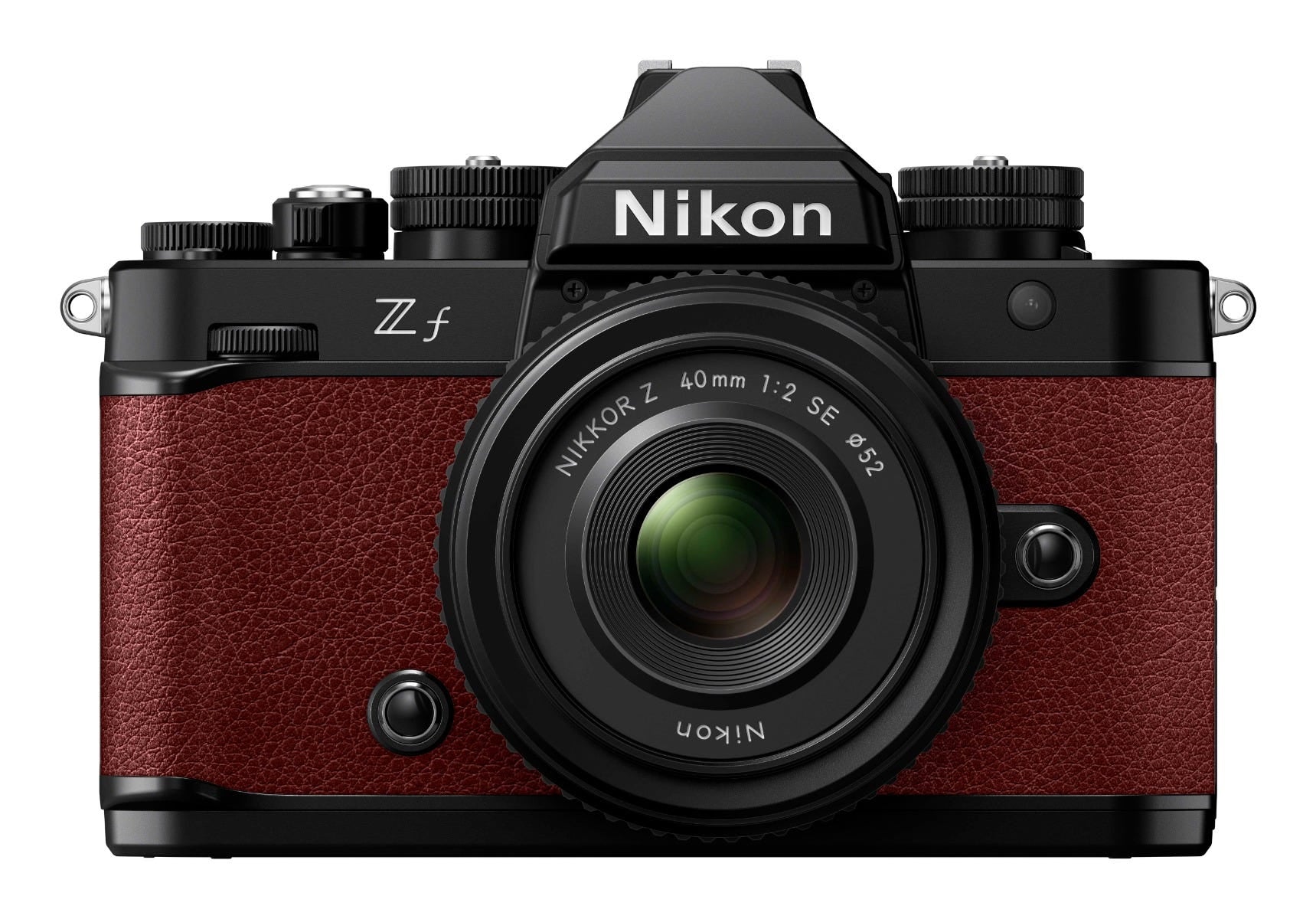 Nikon Z f Mirrorless Camera (Bordeaux Red) with 40mm f/2 Lens