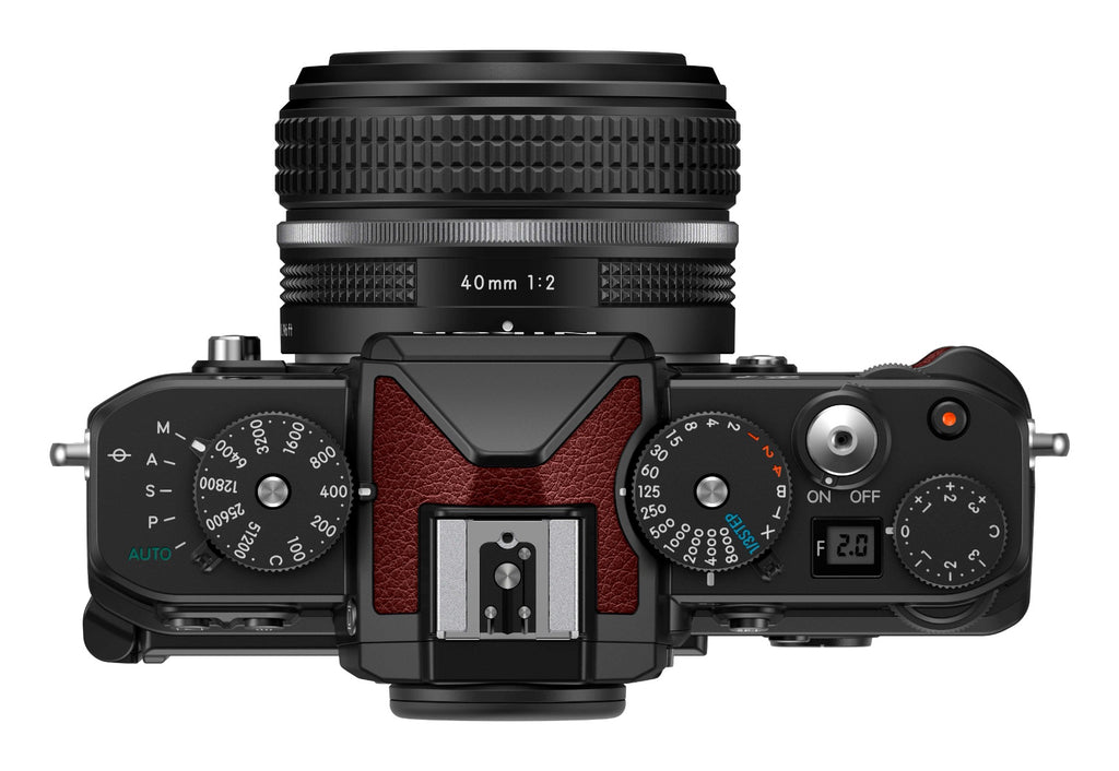 Nikon Z f Mirrorless Camera (Bordeaux Red) with 40mm f/2 Lens