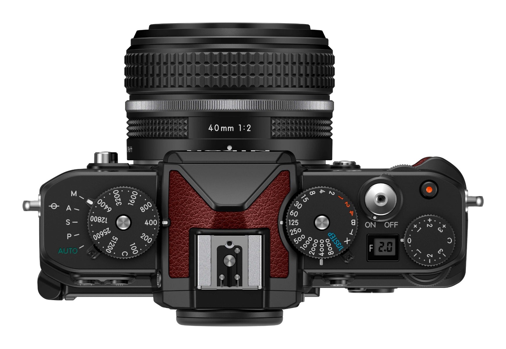 Nikon Z f Mirrorless Camera (Bordeaux Red) with 40mm f/2 Lens