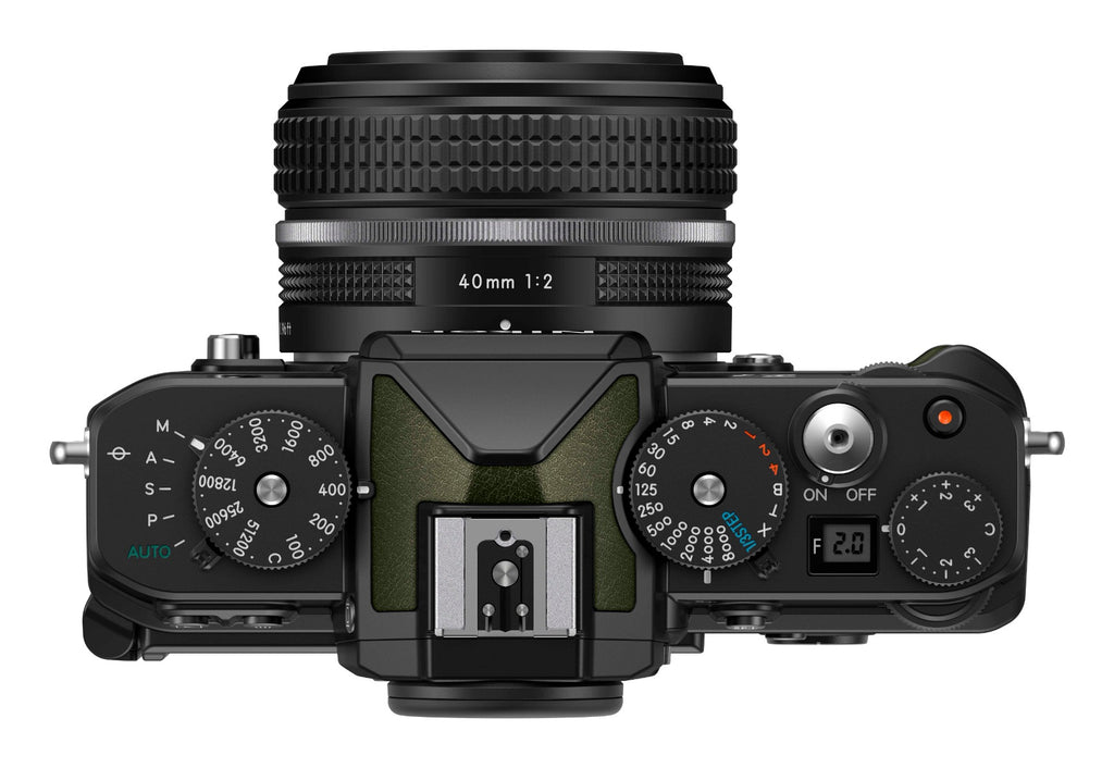 Nikon Z f Mirrorless Camera (Moss Green) with 40mm f/2 Lens