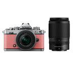 Nikon Z fc Coral Pink with Nikkor Z 16-50mm VR and Z 50-250mm VR Lens