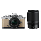 Nikon Z fc Sand Beige with Nikkor Z 16-50mm VR and Z 50-250mm VR Lens