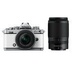 Nikon Z fc Body White with Nikkor Z 16-50mm VR and Z 50-250mm VR Lens
