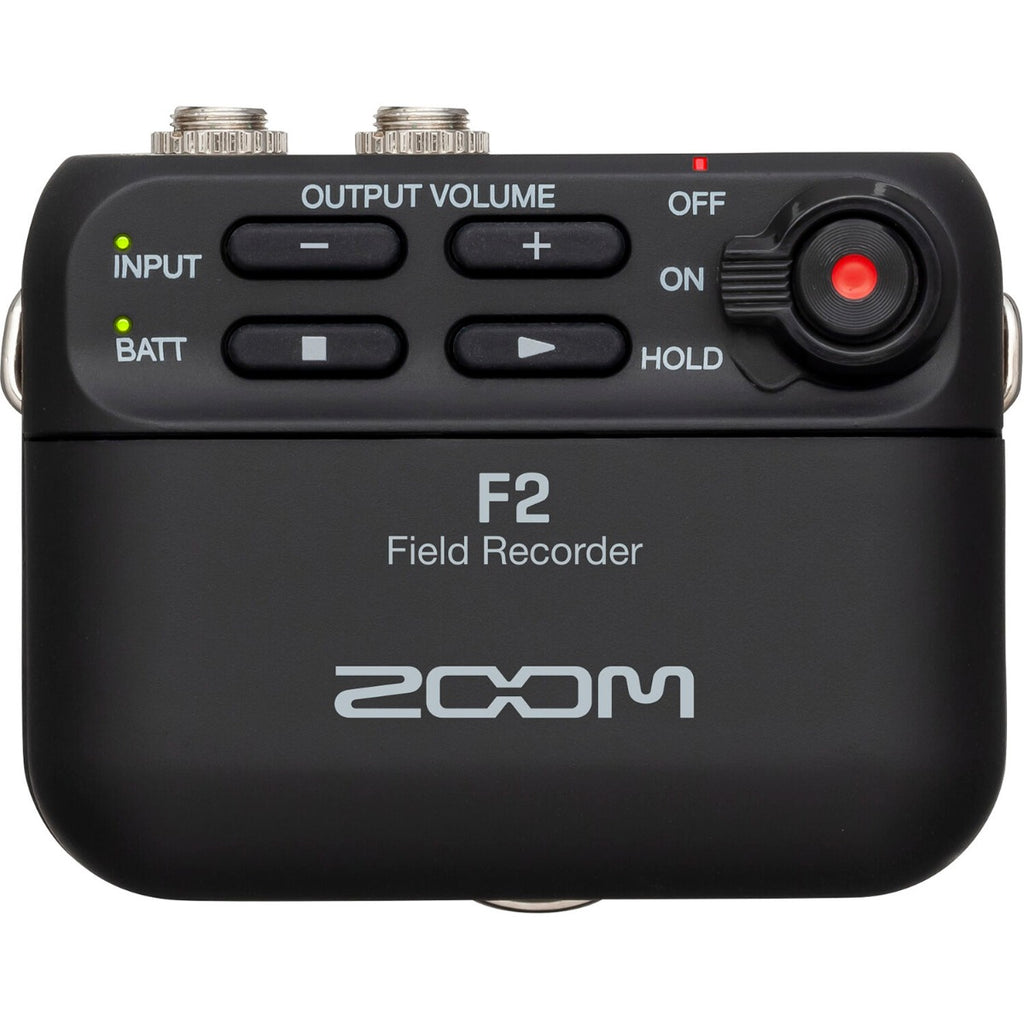 Zoom F2 Ultracompact Portable Field Recorder - Black