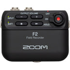 Zoom F2 Ultracompact Portable Field Recorder - Black