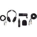 Zoom PodTrak P8 Portable Podcast Mic Kit with ZDM-1