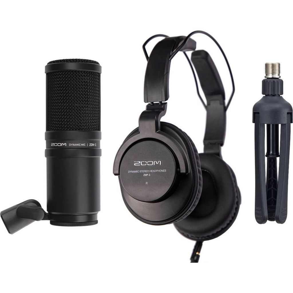Zoom PodTrak P8 Portable Podcast Mic Kit with ZDM-1