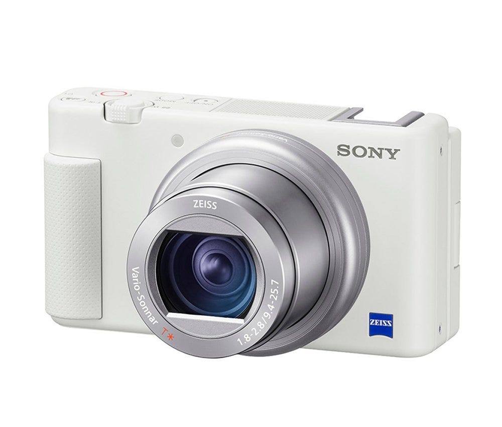 Sony ZV-1 Digital Camera (White)