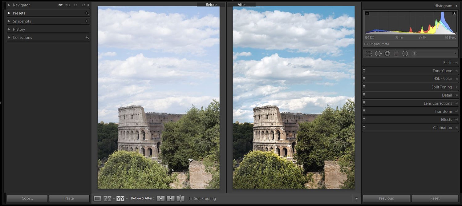 Adobe Lightroom - Rome Colosseum