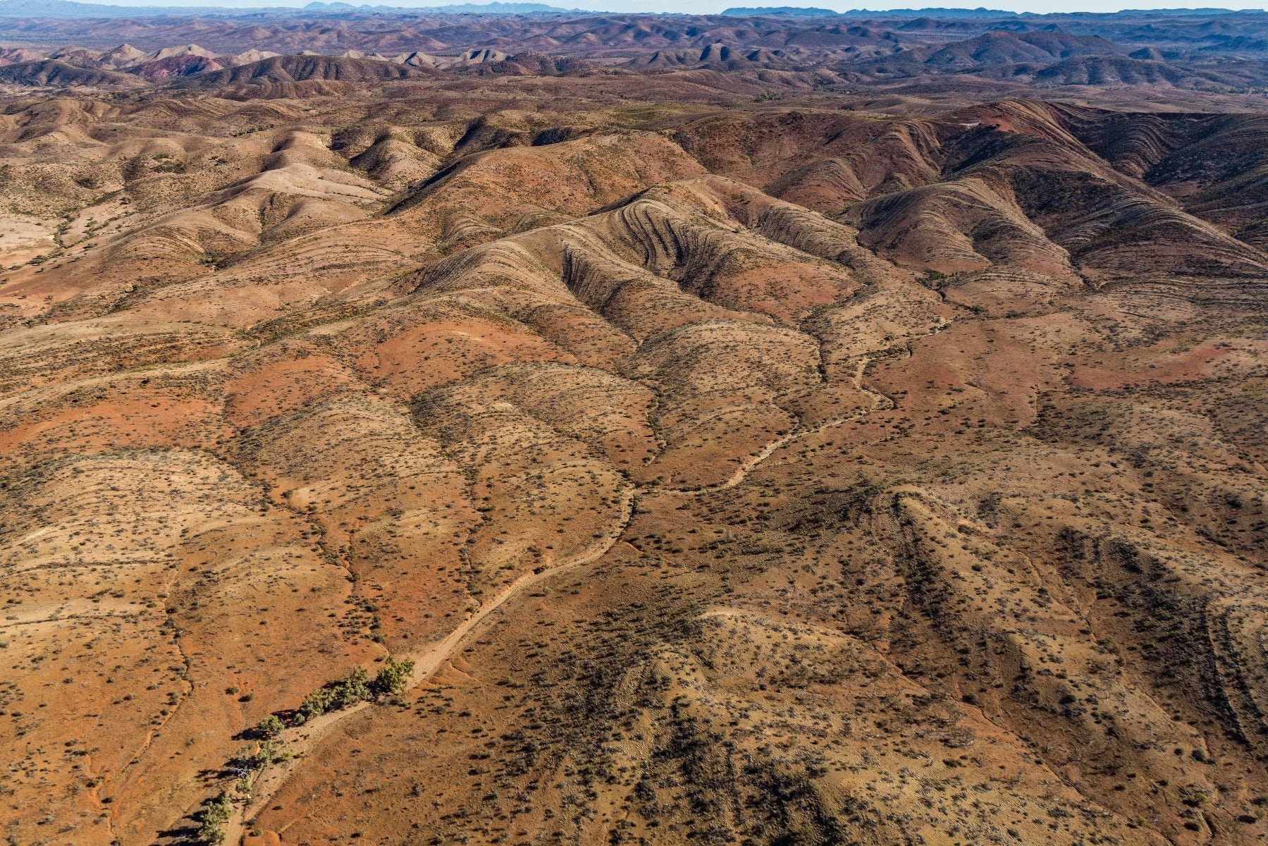 Outback shot from drone