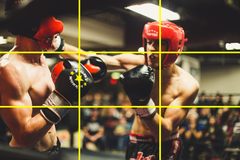 Boxing with rule of thirds