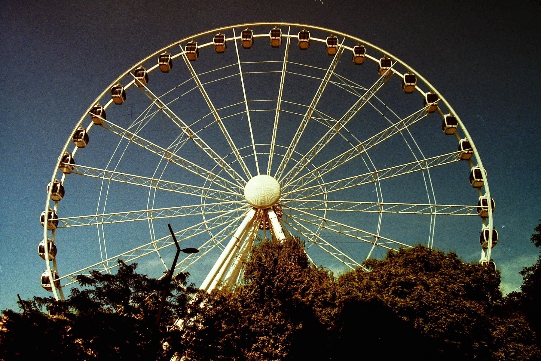 Ferris wheel shot on film