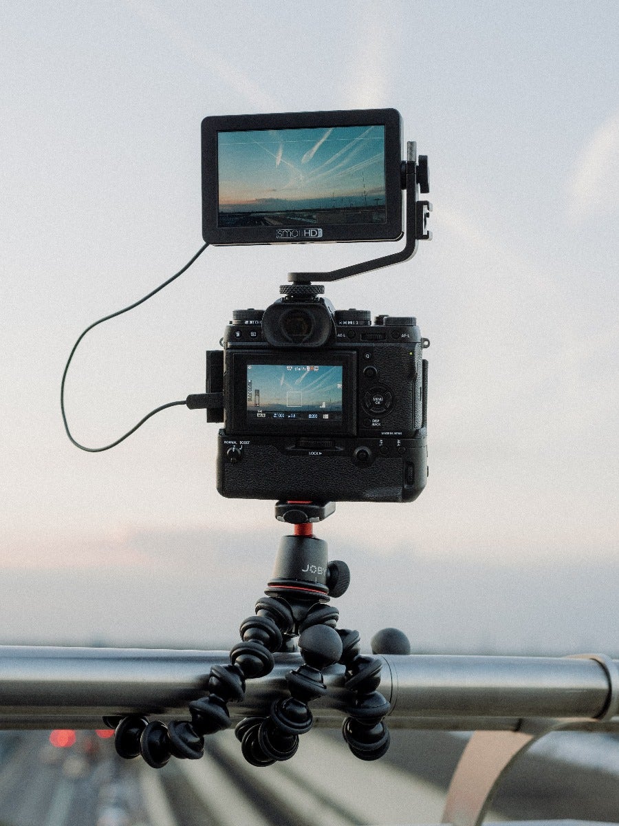 Joby Gorillapod around railing