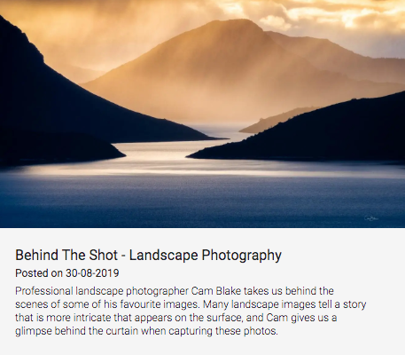 Behind the Shot - Landscape Photography