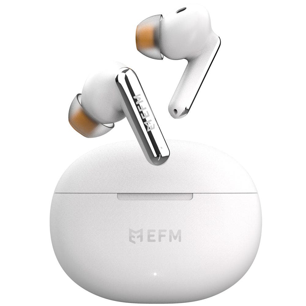 EFM Boston TWS Earbuds with Wireless Charging White digiDirect